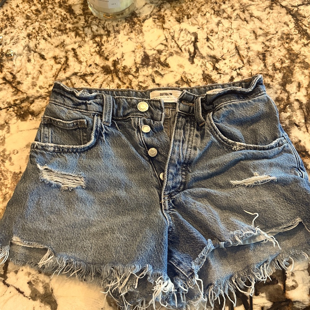 Cotton On Originally Cut Off Denim Shorts